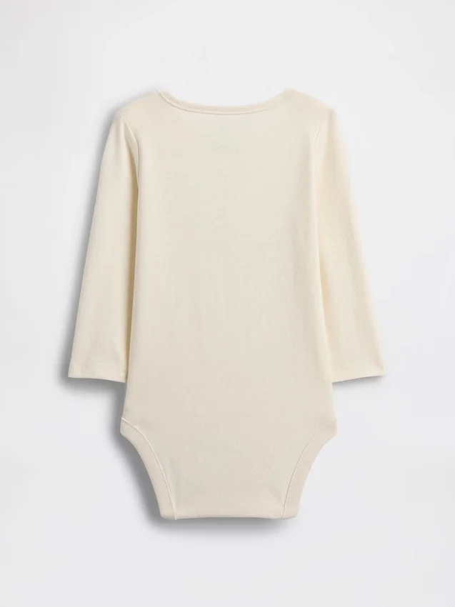 Dětský body z organické bavlny s potiskem – Baby First Favorites