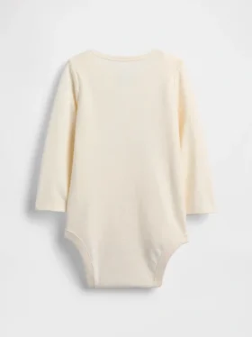 Dětský body z organické bavlny s potiskem – Baby First Favorites