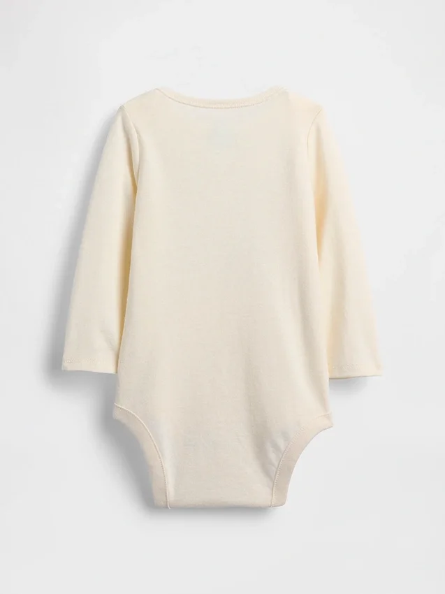 Dětský body z organické bavlny s potiskem – Baby First Favorites