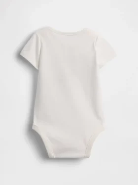 Dětský body z organické bavlny s potiskem – Baby First Favorites