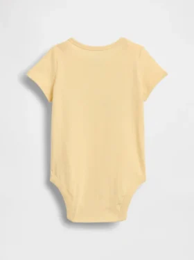 Dětský body z organické bavlny s potiskem – Baby First Favorites