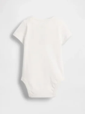 Dětský body z organické bavlny s potiskem – Baby First Favorites