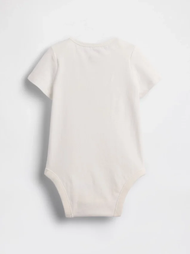 Dětský body z organické bavlny s potiskem – Baby First Favorites