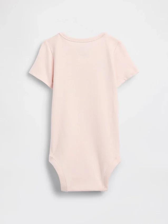 Dětský body z organické bavlny s potiskem – Baby First Favorites