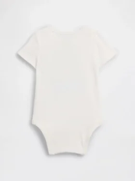 Dětský body z organické bavlny s potiskem – Baby First Favorites