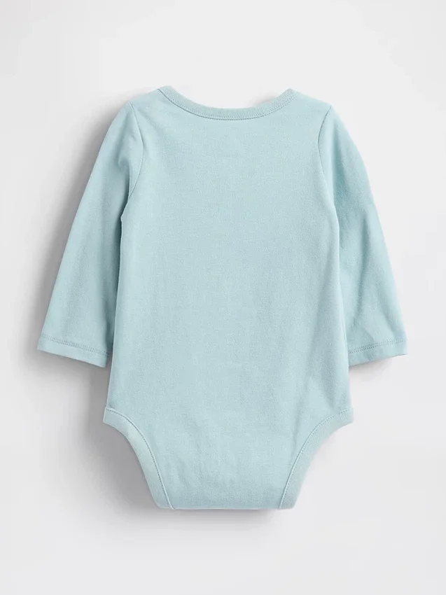 Dětský body z organické bavlny s potiskem – Baby First Favorites