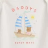 Dětský body z organické bavlny s potiskem – Baby First Favorites