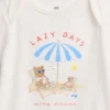 Dětský body z organické bavlny s potiskem – Baby First Favorites