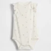 Dětské body z organické bavlny s volánkovými rukávy z řady Baby First Favorites