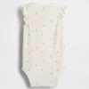 Dětské body z organické bavlny s volánkovými rukávy z řady Baby First Favorites