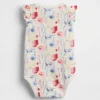 Dětské body z organické bavlny s volánkovými rukávy z řady Baby First Favorites