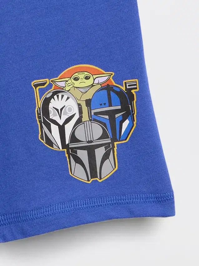 Dětské boxerky ze strečové organické bavlny s motivy Star Wars (balení po 5 kusech)