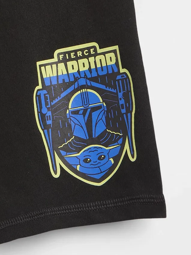 Dětské boxerky ze strečové organické bavlny s motivy Star Wars (balení po 5 kusech)
