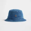Dětský džínový klobouk typu bucket s medvídkem Brannan Bear