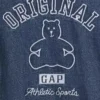 Dětské džínové krátké overaly s Gap Logo