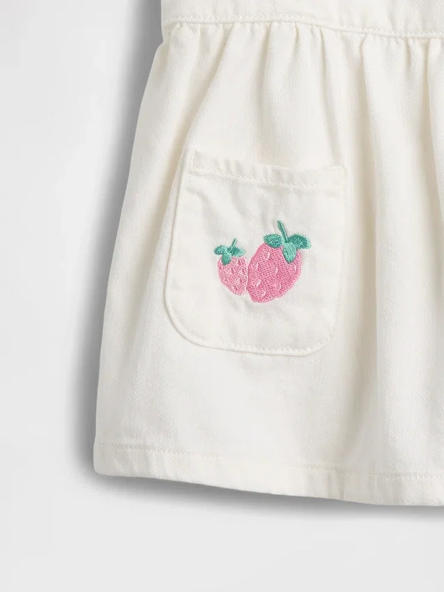 Dětská džínová souprava Strawberry Skirtall