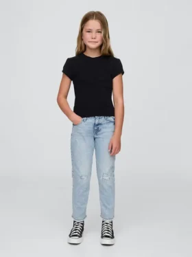 Dětské džíny Girlfriend se středně vysokým pasem