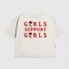 Dětské dívčí tričko s potiskem „Support Girls“