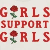Dětské dívčí tričko s potiskem „Support Girls“