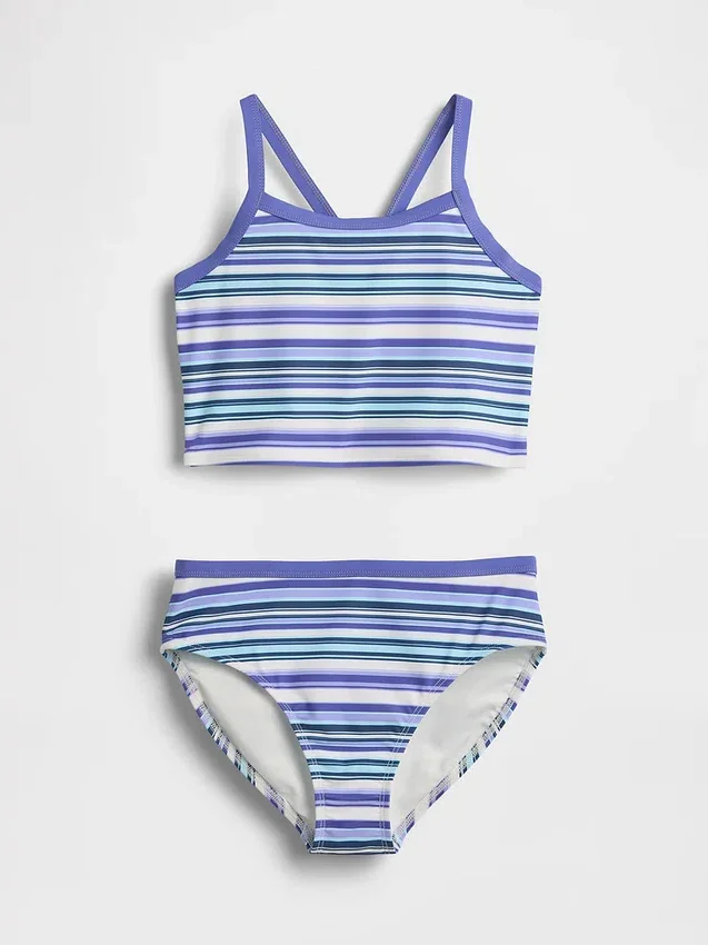 Dětské dvoudílné plavky typu tankini