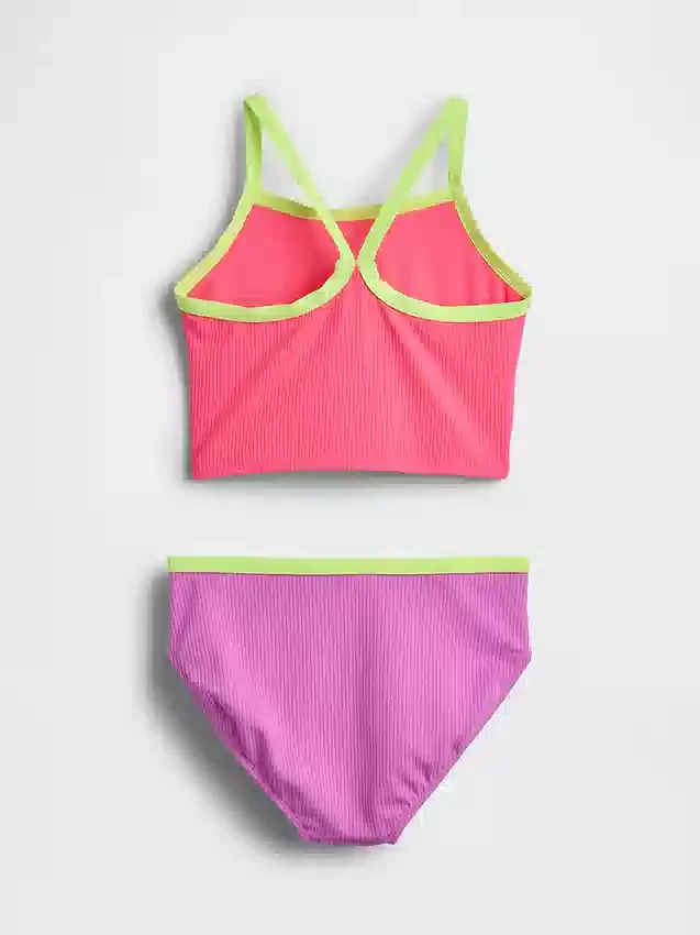 Dětské dvoudílné plavky typu tankini