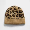 Dětská čepice CashSoft s leopardím vzorem