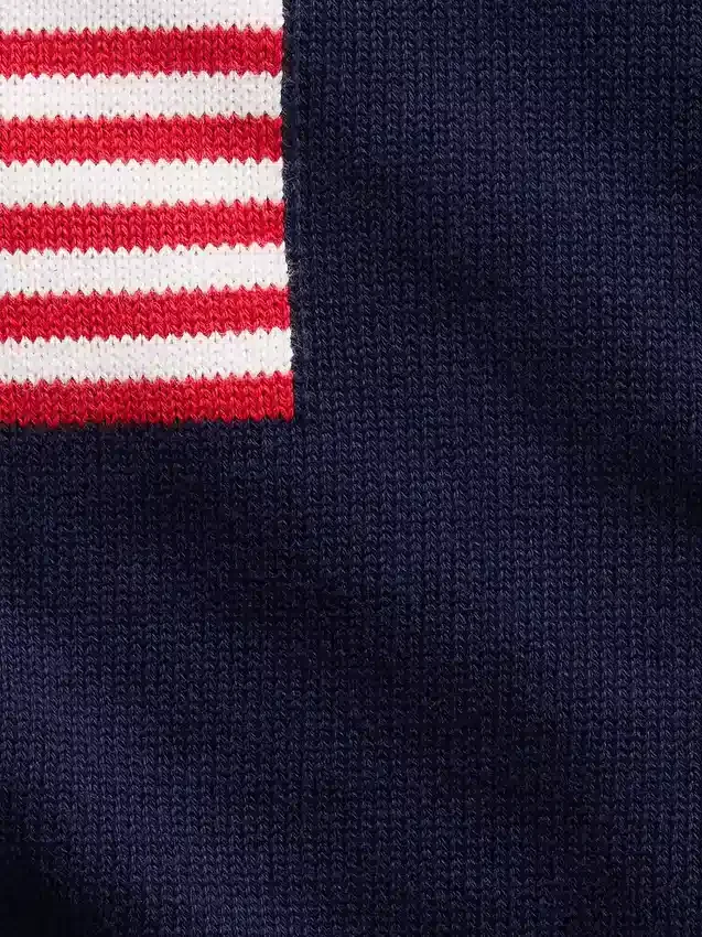 Dětský háčkovaný oversized svetr v americkém stylu