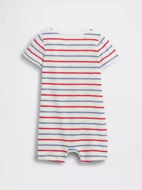 Dětský jednodílný overal Baby First Favorites Henley Shorty