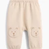 Dětské joggery Vintagesoft s nášivkami Brannan Bear na kolenou