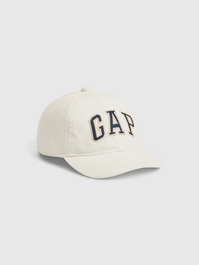 Dětská kšiltovka z organické bavlny s Arch Logo Gap