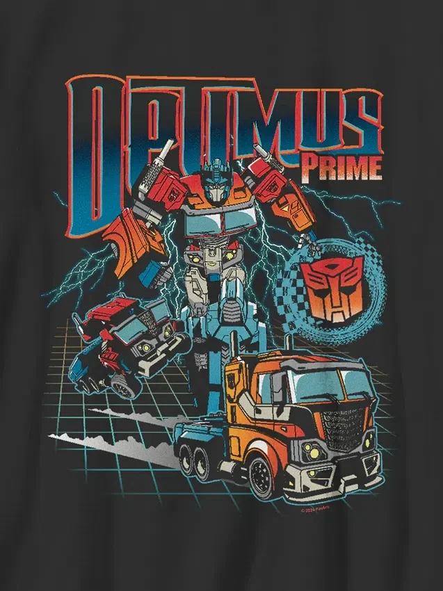 Dětská košile s potiskem Transformers Optimus Prime Speed