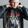 Dětská mikina s kapucí a potiskem Stranger Things z řady Vintagesoft