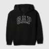 Dětská mikina s kapucí a zipem Vintagesoft Logo