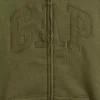 Dětská mikina s kapucí a zipem Vintagesoft Logo
