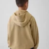 Dětská mikina s kapucí a zipem Vintagesoft v volném střihu