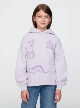 Dětská mikina s kapucí GAP × Disney Vintagesoft v oversized střihu