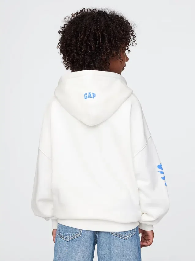 Dětská mikina s kapucí GAP × Disney Vintagesoft v oversized střihu