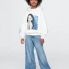 Dětská mikina s kapucí GAP × Disney Vintagesoft v oversized střihu