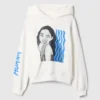 Dětská mikina s kapucí GAP × Disney Vintagesoft v oversized střihu