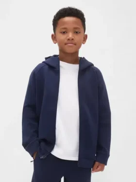 Dětská mikina s kapucí GapFit Tech Quick-Dry Zip