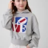 Dětská mikina s kapucí Robert Indiana Love
