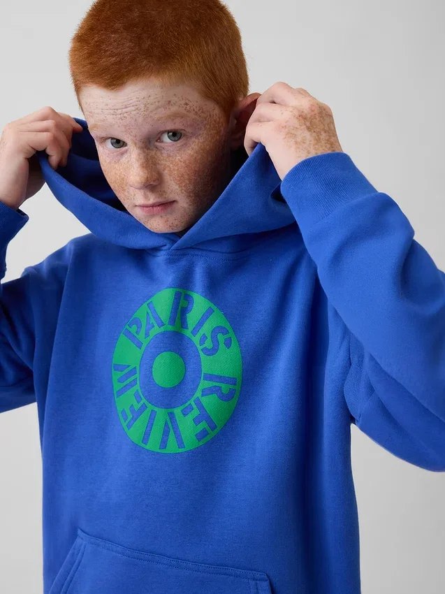 Dětská mikina s kapucí Robert Indiana Vintagesoft