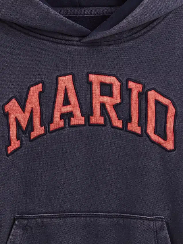 Dětská mikina s kapucí Super Mario Vintagesoft Relaxed
