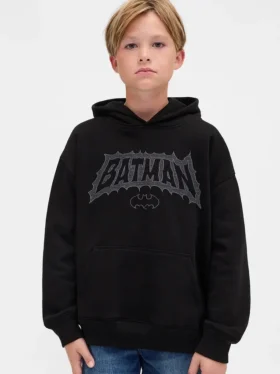 Dětská mikina s kapucí Vintagesoft Batman