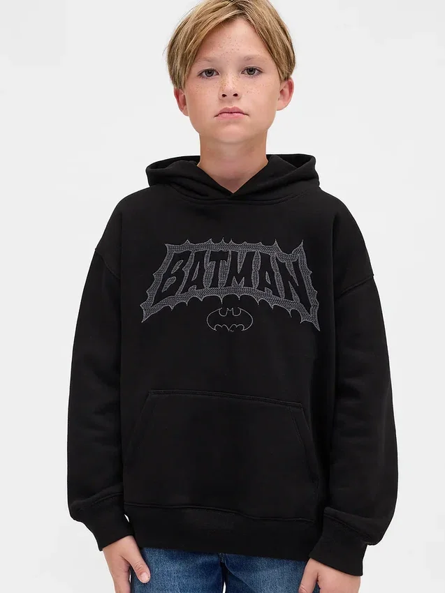 Dětská mikina s kapucí Vintagesoft Batman