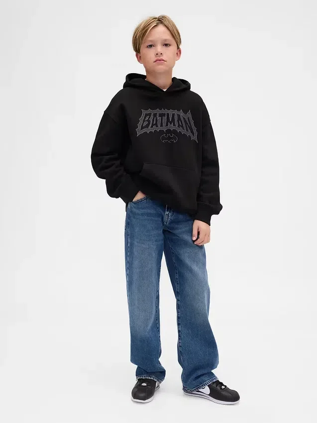 Dětská mikina s kapucí Vintagesoft Batman