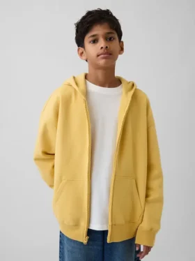 Dětská mikina s kapucí Vintagesoft na zip