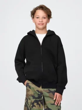 Dětská mikina s kapucí Vintagesoft na zip