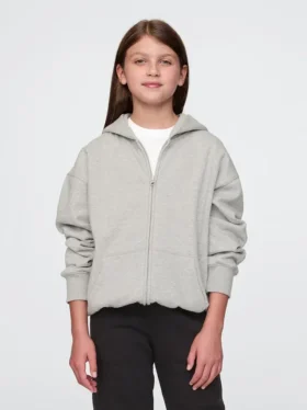 Dětská mikina s kapucí Vintagesoft na zip