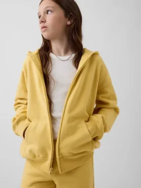 Dětská mikina s kapucí Vintagesoft na zip